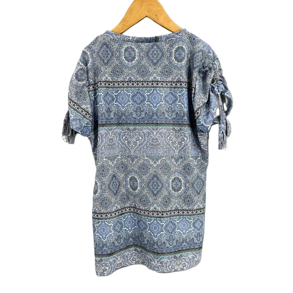 Seafolly Blue Paisley‎ Rashguard Short-Sleeve Swim Shirt Kids Size 12